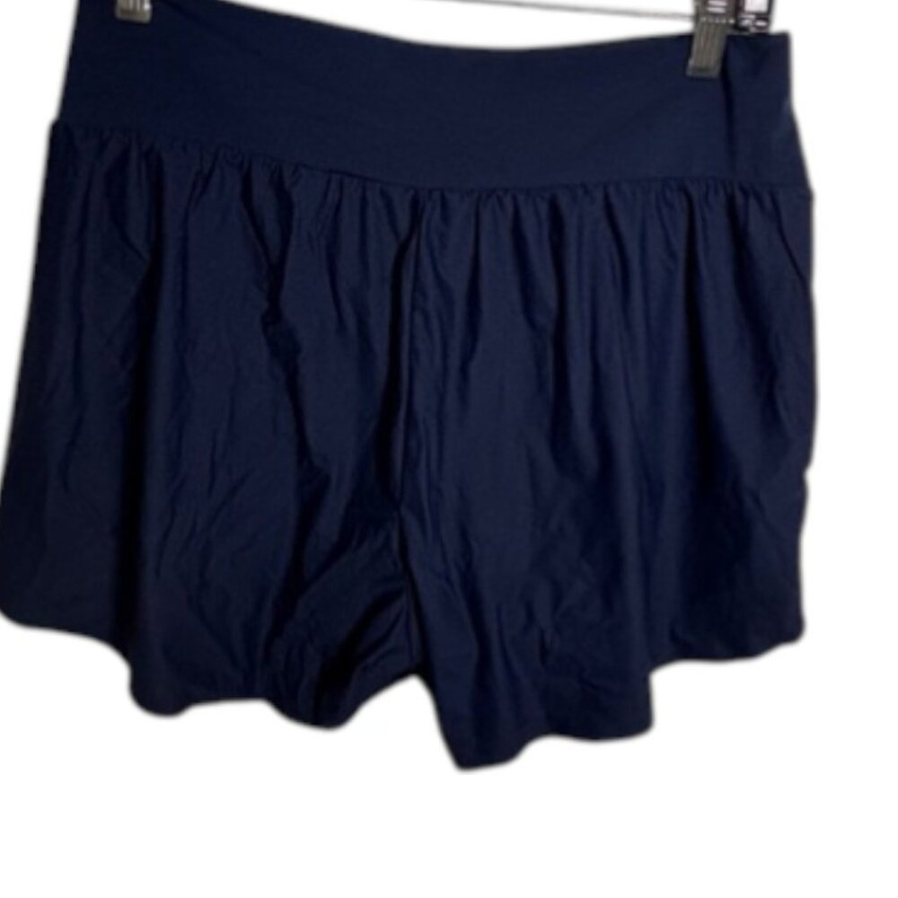 Uniqlo AIRism Navy Blue Skort Women's Size Small Built In Shorts